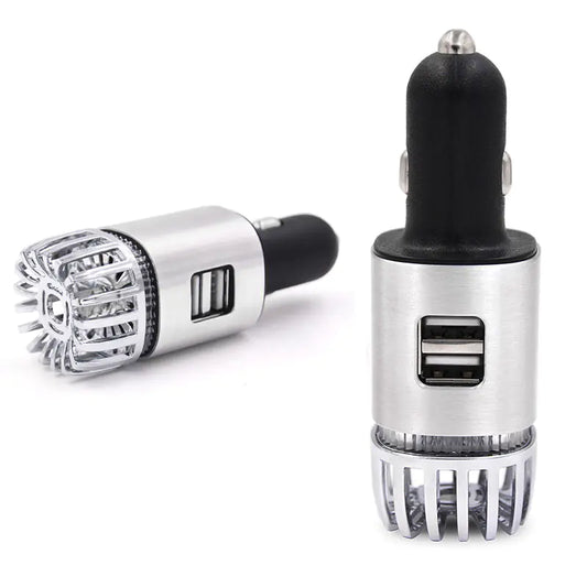 Aluminum Alloy USB Car Air Purifier, Metal Purifier