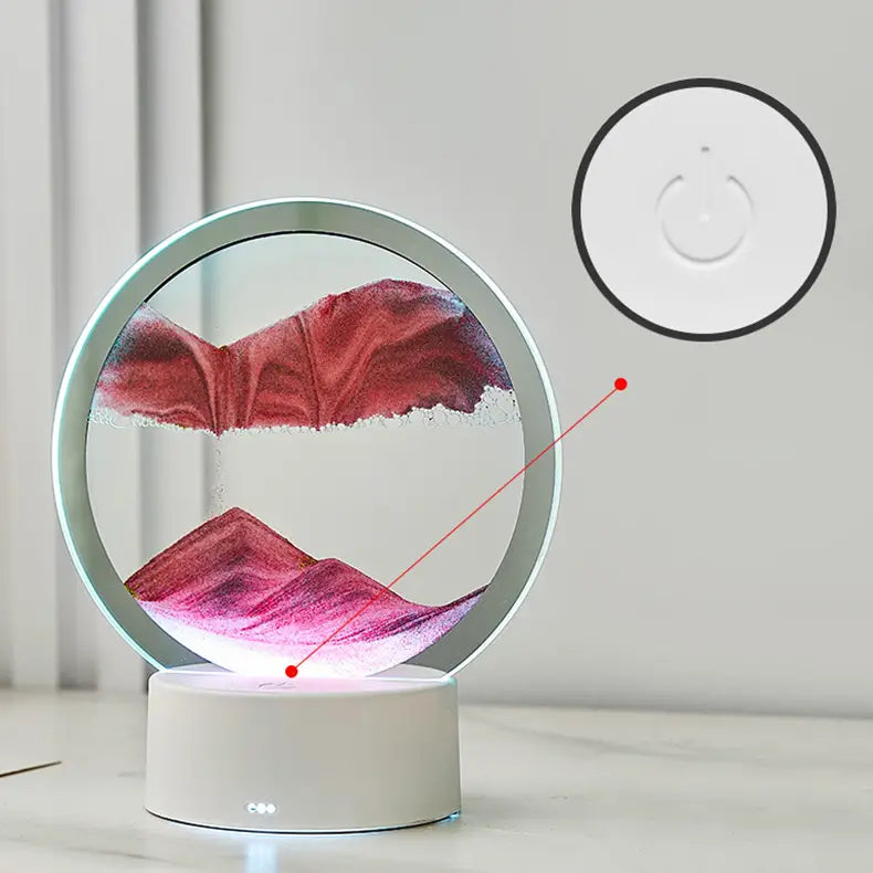 3D Quicksand Table Lamp for Magical Home Decor