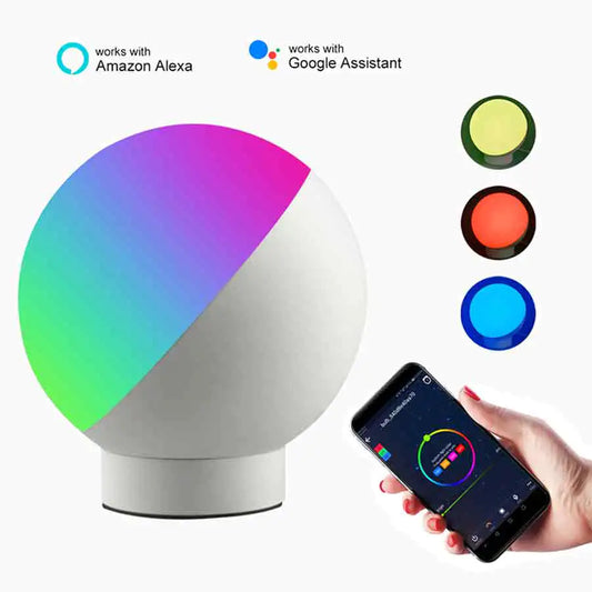 Minimalist Wireless WiFi Smart LED Moon Lamp