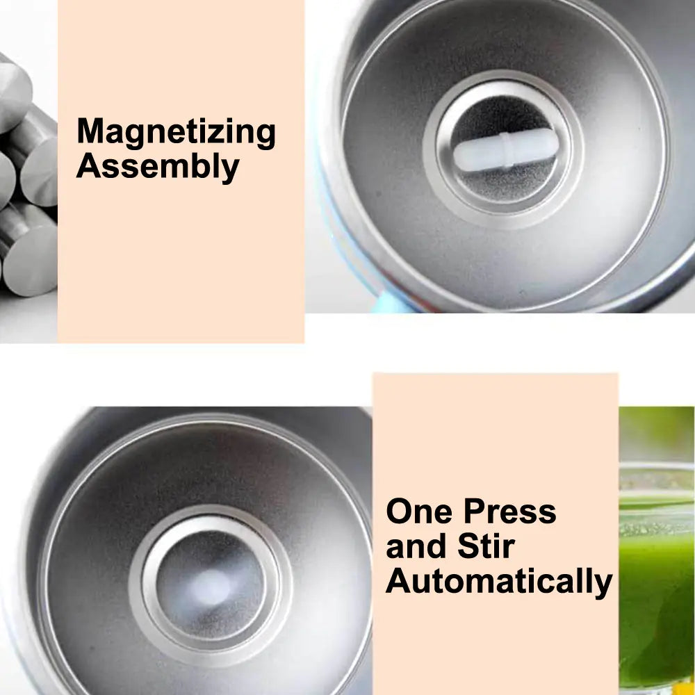 Smart Electric Self-Stirring Stainless Steel Mug