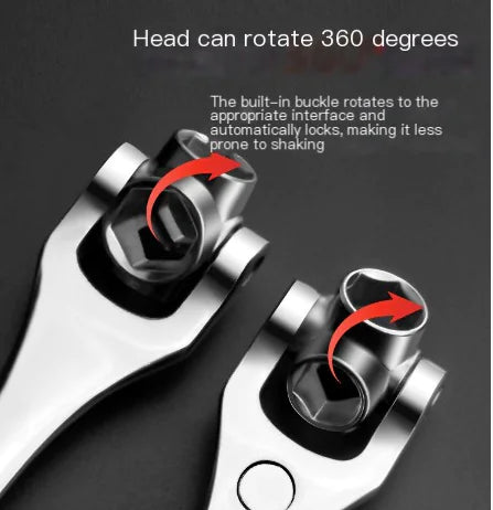 52-in-1 Multi-Function Wrench Set with Hex and Socket