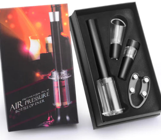 Stainless Steel Air Pump Wine Bottle Opener Tool