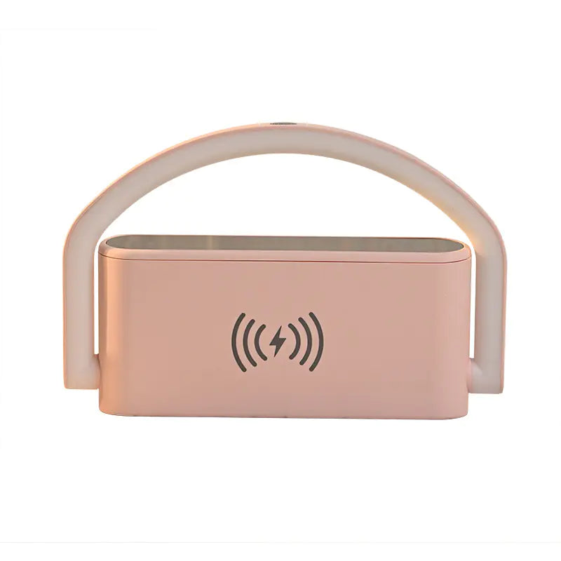 Portable LED Night Light Alarm Clock with Wireless Charger
