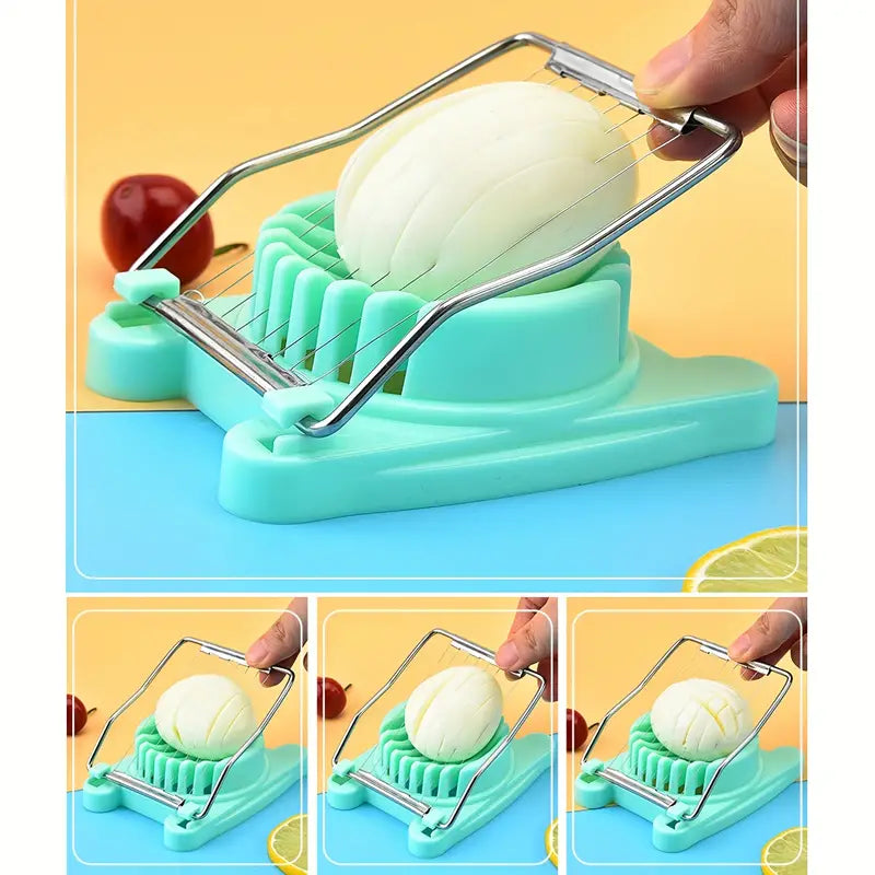 Multi-purpose Plastic Egg Cutter Tool for Kitchen