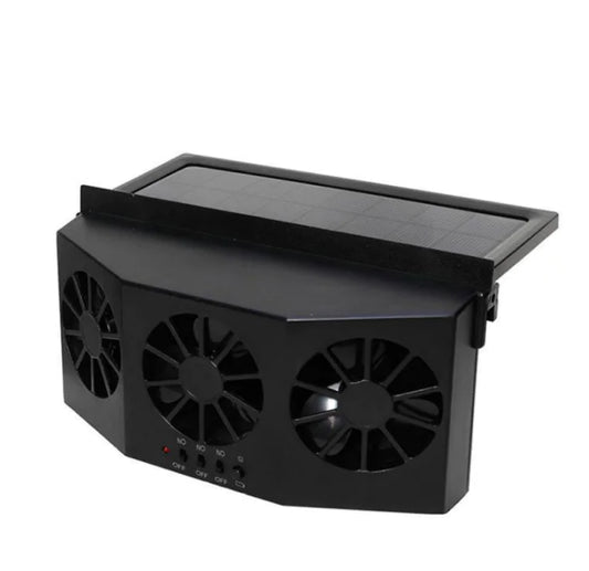 Solar Car Ventilation Fan for Summer Heat Exhaust