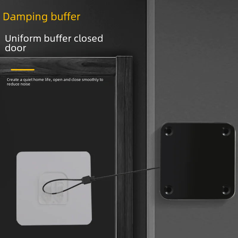 No-Drill Automatic Door Closer for Sliding Doors