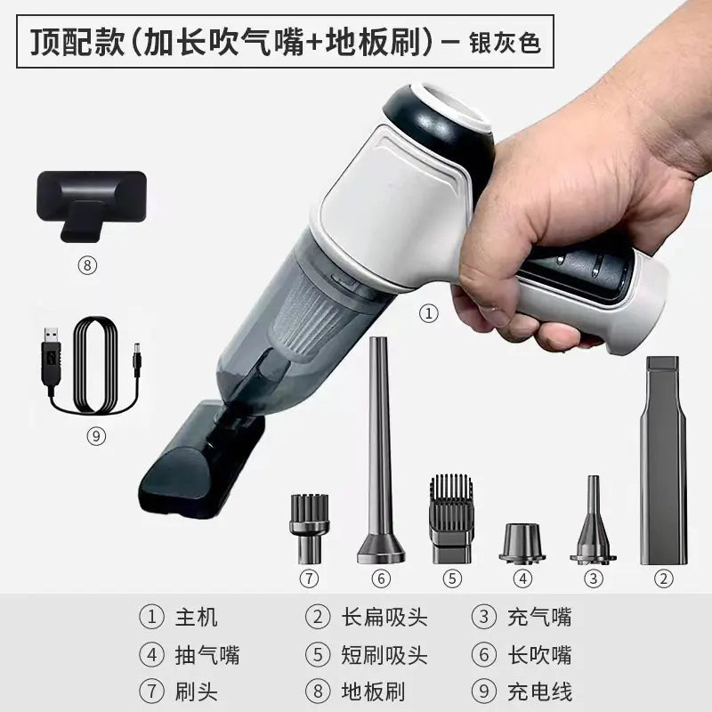 Portable Wireless Car Vacuum Cleaner and Blower