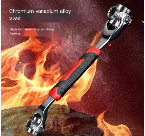 52-in-1 Multi-Function Wrench Set with Hex and Socket
