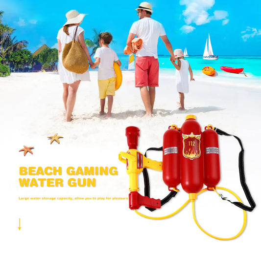 Firefighter Beach Toy Set with Water Gun Backpack