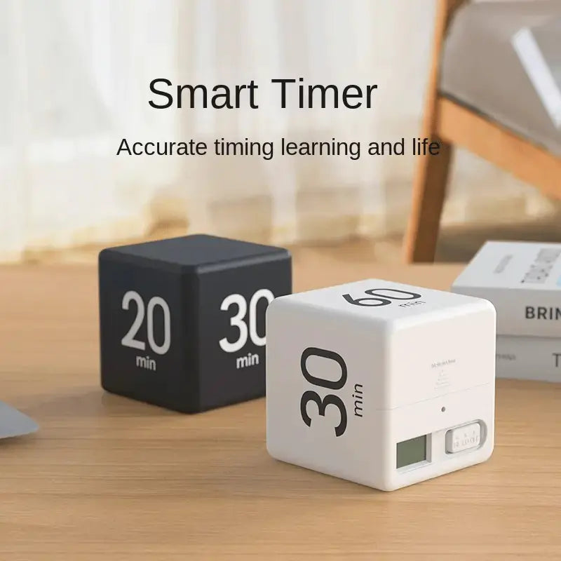 Mini Rubik's Cube Timer for Cooking and Time Management