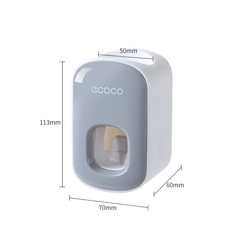 Automatic Wall-Mounted Toothpaste Squeezer with Gears