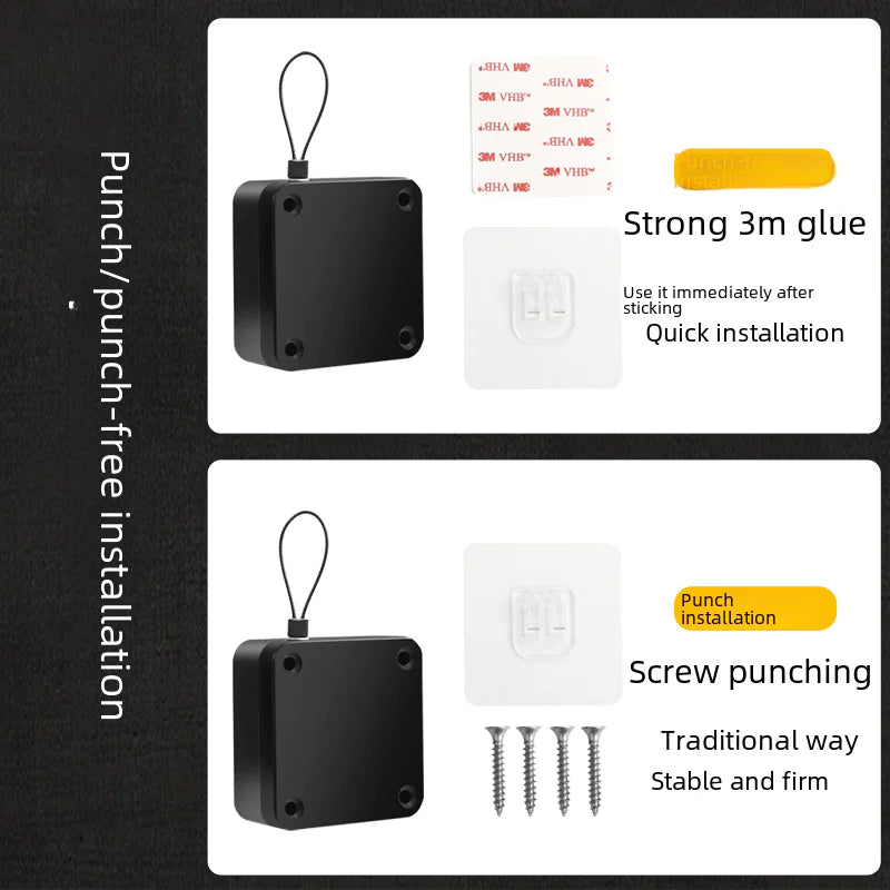No-Drill Automatic Door Closer for Sliding Doors