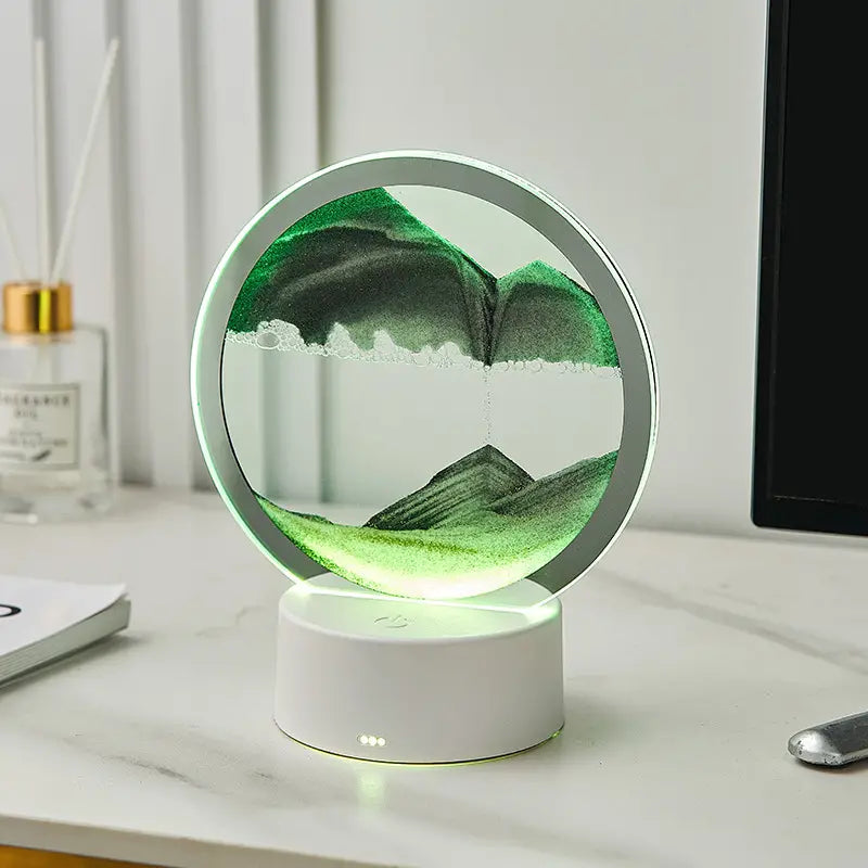 3D Quicksand Table Lamp for Magical Home Decor