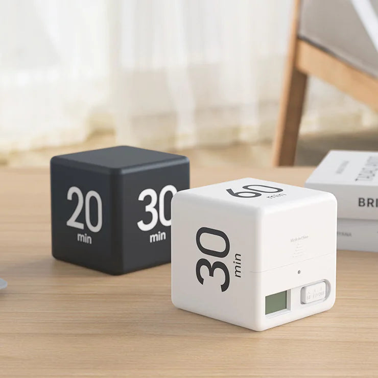 Mini Rubik's Cube Timer for Cooking and Time Management