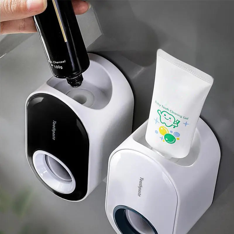 Automatic Toothpaste Squeezer and Dispenser Set