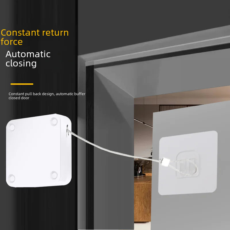 No-Drill Automatic Door Closer for Sliding Doors