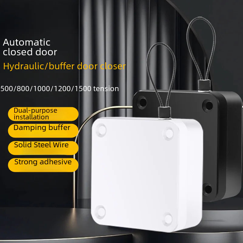 No-Drill Automatic Door Closer for Sliding Doors