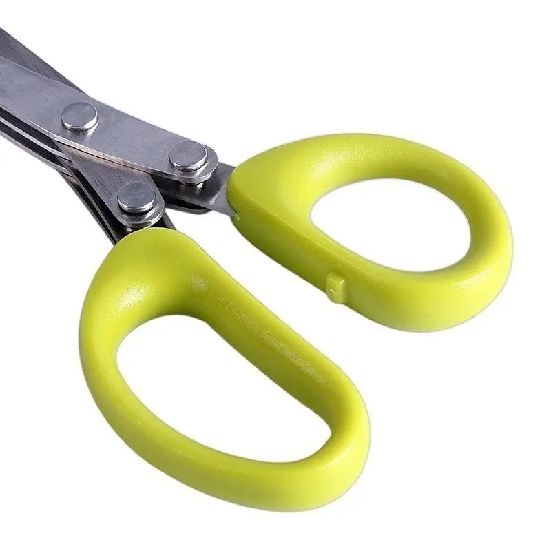 Multifunctional Stainless Steel Onion Scissors (1pc)