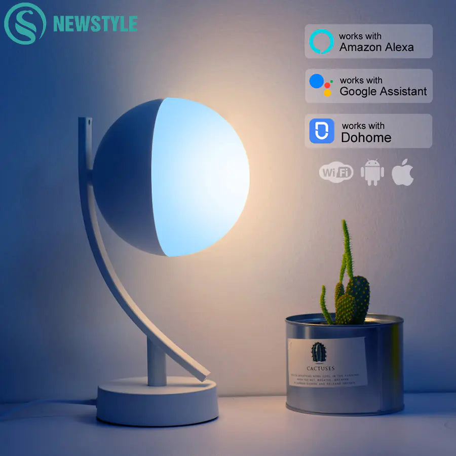 Minimalist Wireless WiFi Smart LED Moon Lamp