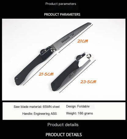 Folding Garden Hand Saw for Woodworking and Pruning