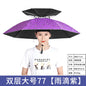Double-Layer Waterproof Fishing Umbrella Hat for Outdoors