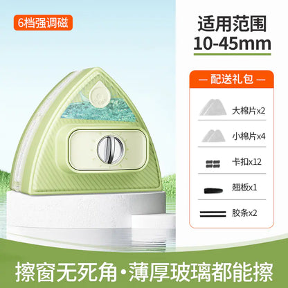 Double-Sided Magnetic Window Cleaning Tool for Home