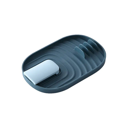 Folding Pot Lid Spoon Holder Kitchen Gadget (1pc)