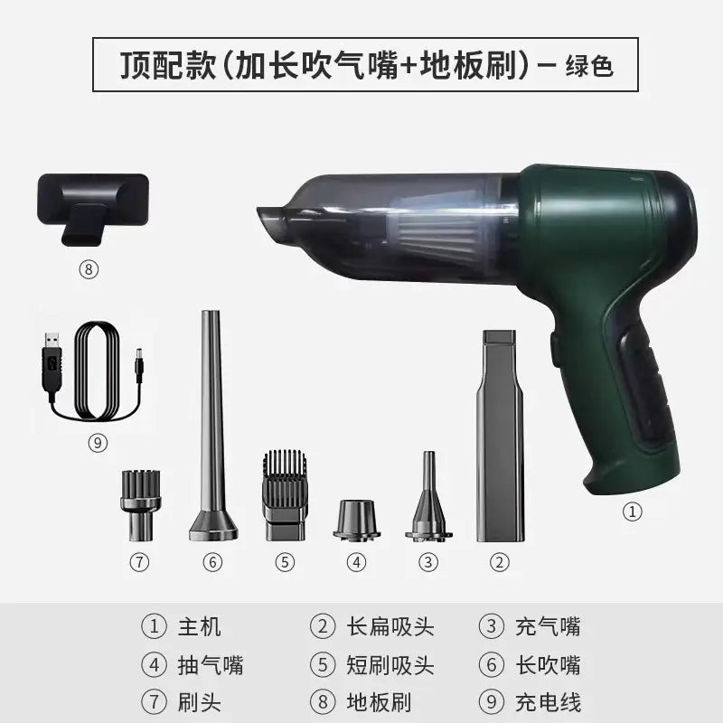 Portable Wireless Car Vacuum Cleaner and Blower