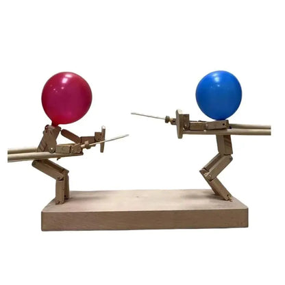 Handmade Wooden Fencing Puppets (Cross-Border)