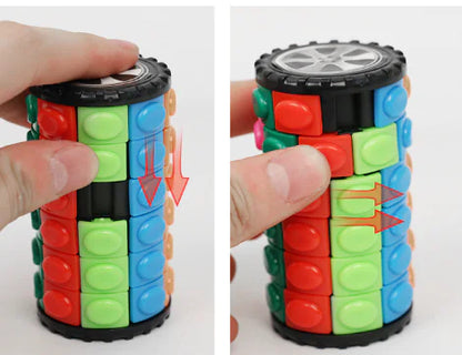 3D Magic Tower Puzzle Toy - Eco-Friendly ABS Corn Sticks