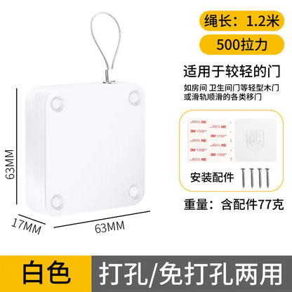 No-Drill Automatic Door Closer for Sliding Doors