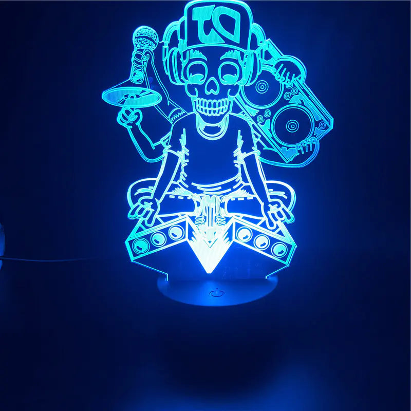 3D Guitar Model Night Light with USB and Battery