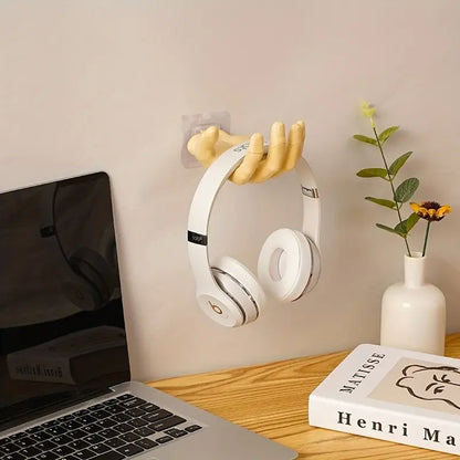 2pc Hand-Shaped Wall Hooks for Key and Mask Storage