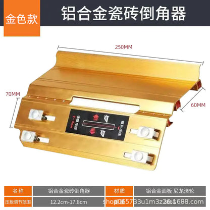 45-Degree Tile Bevel Cutting Tool and Grinder