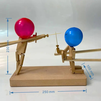 Handmade Wooden Fencing Puppets (Cross-Border)