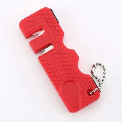 Portable Two-Section Knife Sharpener for Household Use