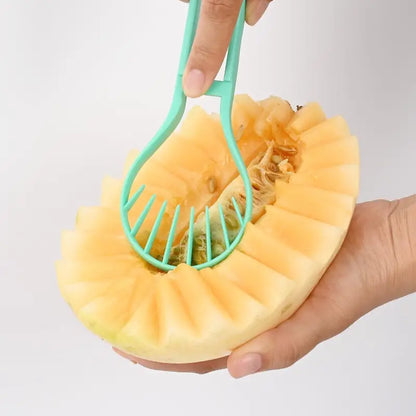 3-Piece Fruit Carving Knife Set with Melon and Ice Cream Scoops