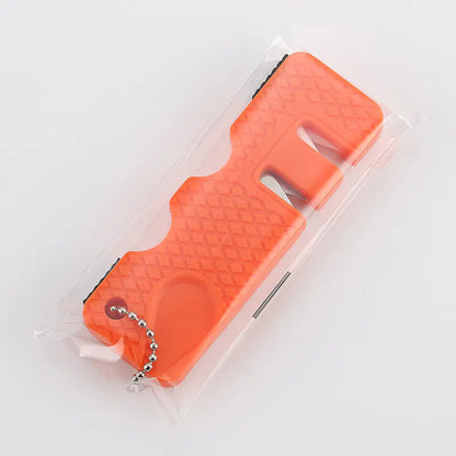 Portable Two-Section Knife Sharpener for Household Use