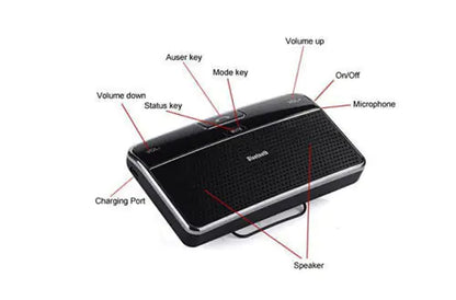 Car Bluetooth Hands-Free Sun Visor LD168 System