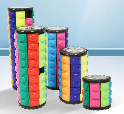 3D Magic Tower Puzzle Toy - Eco-Friendly ABS Corn Sticks