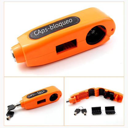 Motorcycle and Electric Bike Anti-Theft Grip Lock