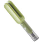 3-in-1 Knife Cleaner Multi-Functional Kitchen Cutlery Brush Knife Brush with Knife Sharpener for Kitchen Knives Forks Dish Cutlery Cleaning (Green)
