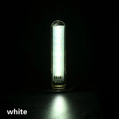 8 LED Mini USB Lamp for Camping and Mobile Devices
