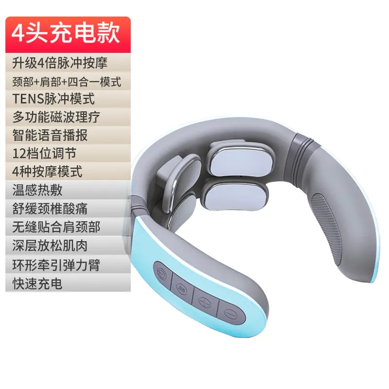 Smart Pulse Multifunctional Neck Massager Device
