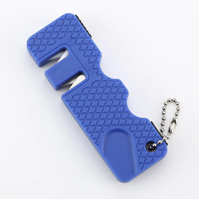 Portable Two-Section Knife Sharpener for Household Use