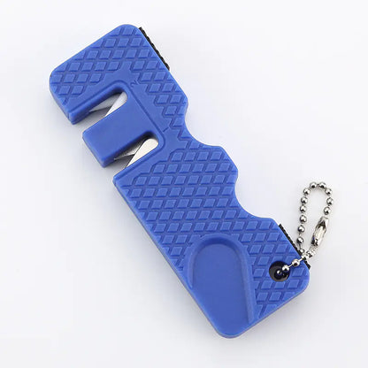 Portable Two-Section Knife Sharpener for Household Use