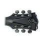 BULLZINE Zinc Alloy Black Guitar Belt Buckle 02744