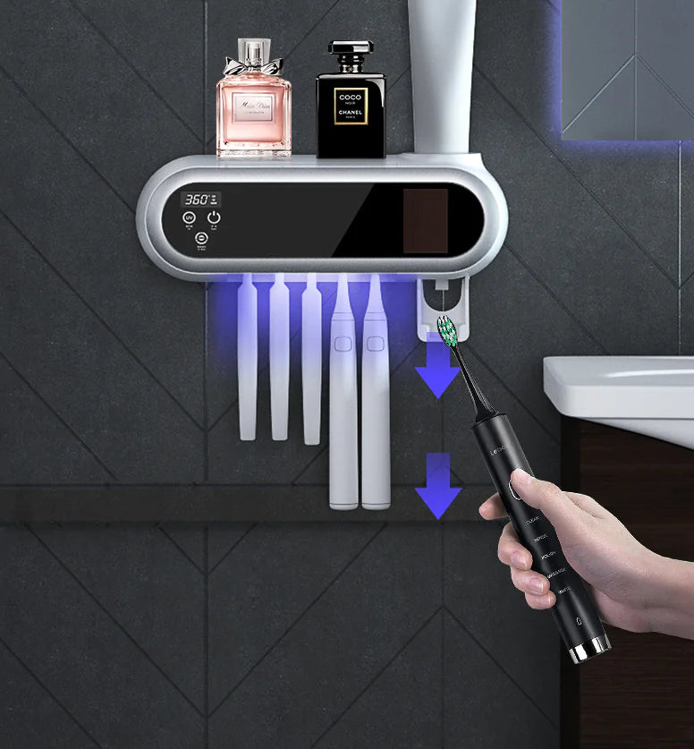 Smart UV Toothbrush Sterilizer & Holder