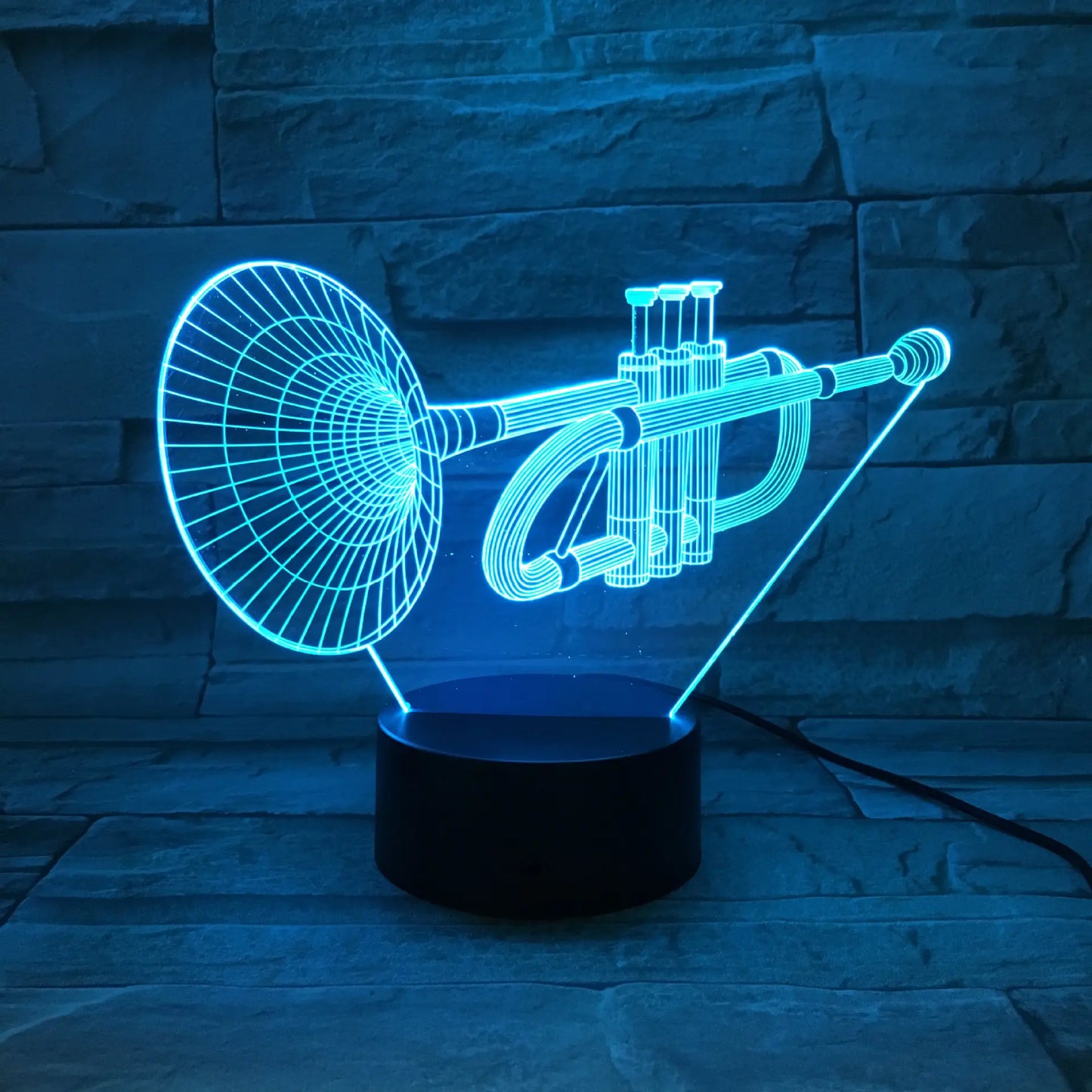 3D Guitar Model Night Light with USB and Battery