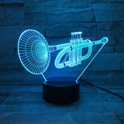 3D Guitar Model Night Light with USB and Battery